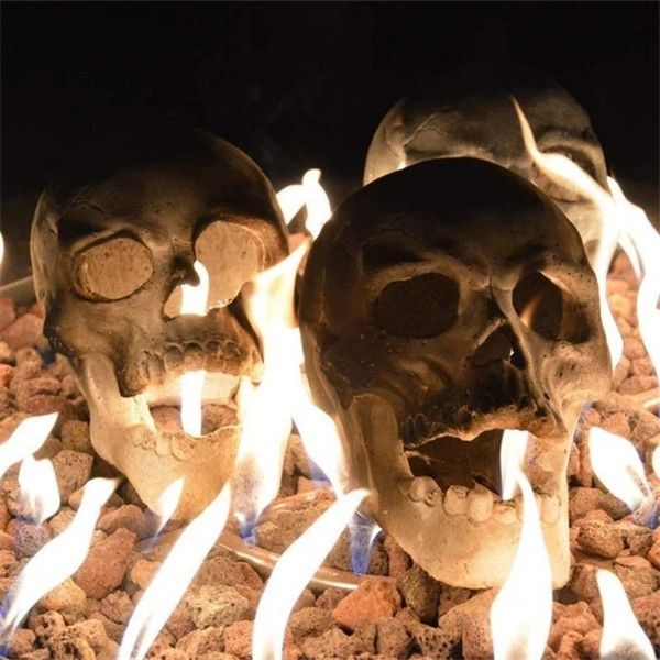 🔥(Flash Sale-55%OFF)- Terrifying Human Skull Fire Pit