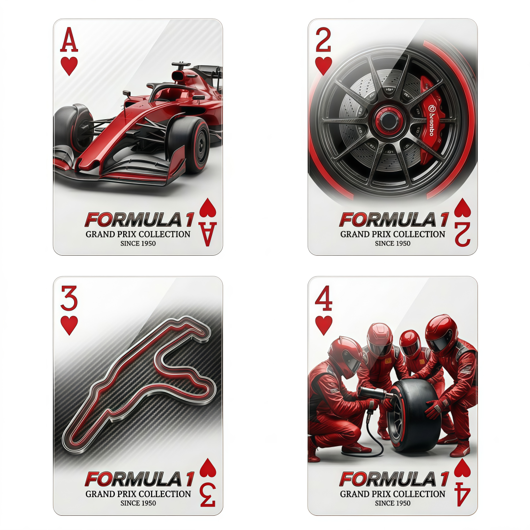 Formula 1 Playing Cards