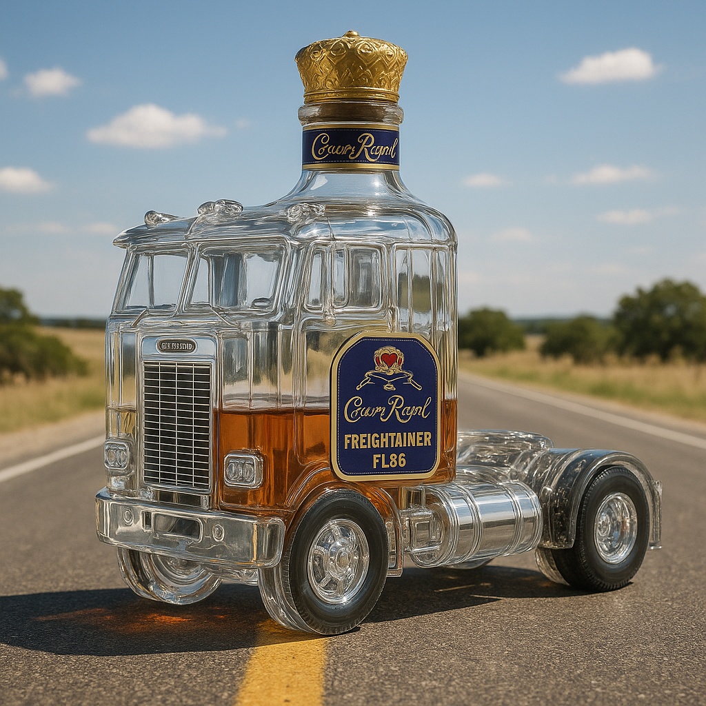Freightliner FL86 Whiskey Bottle