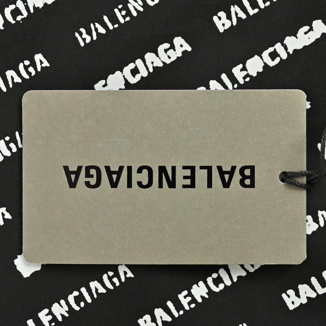 Balenciaga 24ss full-screen lettering short-sleeved shirt