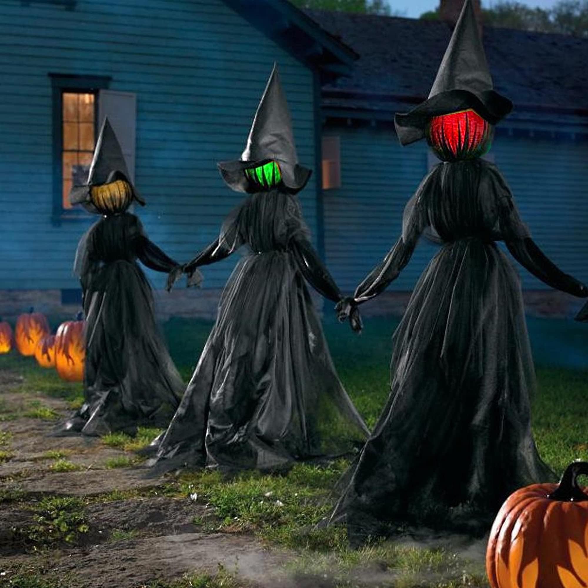 ✨Halloween Lighted Witches with Stakes🧙‍♀️