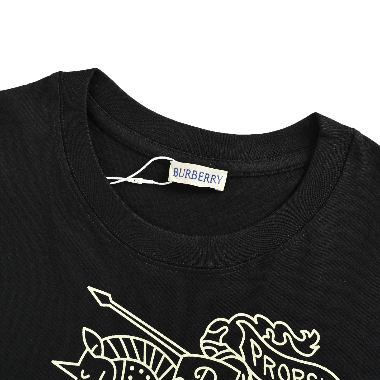 Burberry 25ss line knight horse print short sleeve