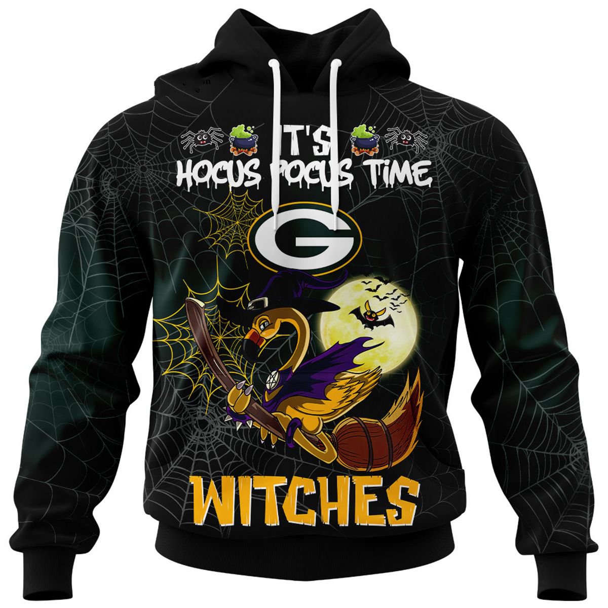 GREEN BAY PACKERS 3D HOODIE HALLOWEEN002