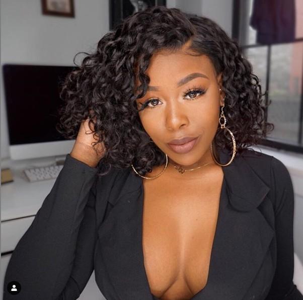 New Vacation Wig Short Water Wave Custom Summertime Wig