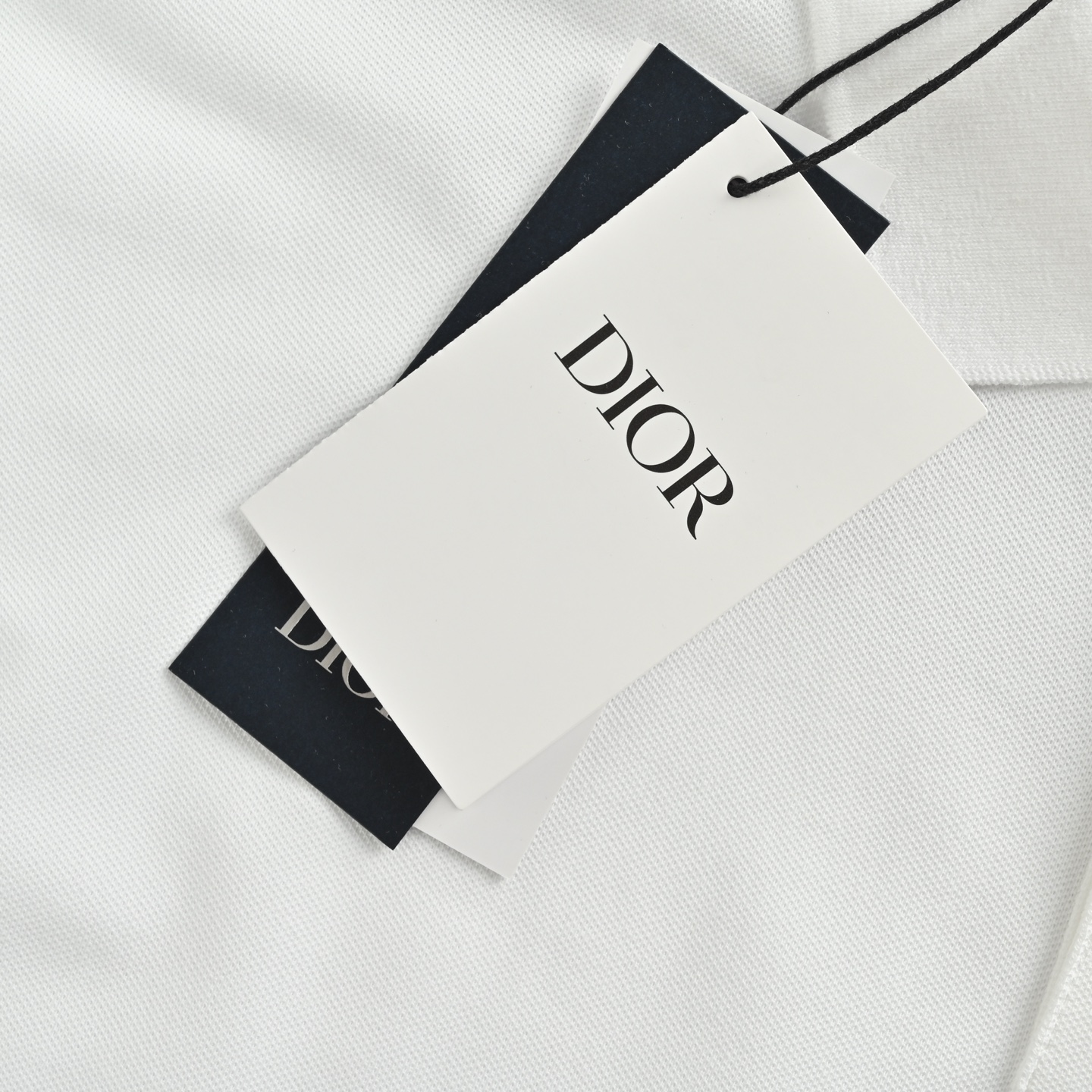 Dior 25ss blue cat embroidered Polo short sleeve