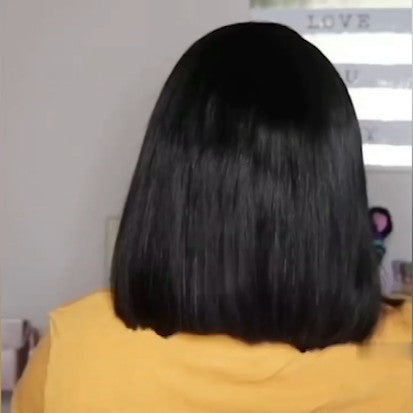 Black Friday | Natural Everyday Bob Basic Cap Lace Front Wig