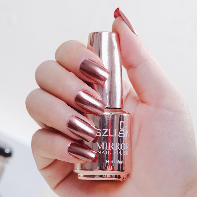 2025 Glamorous Chrome Metallic Mirror Nail Polish