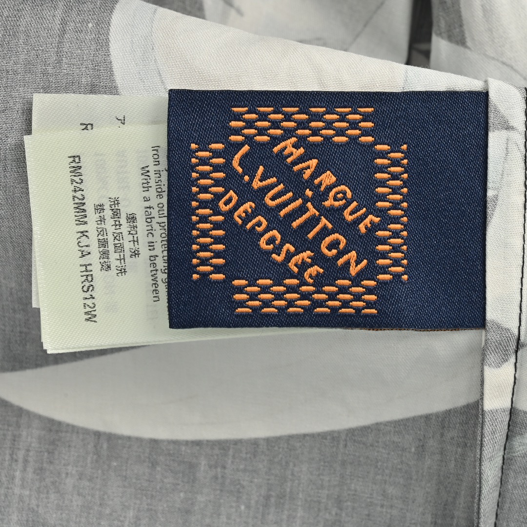 Louis Vuitton 24ss Beach Moonlight Print Short Sleeve Shirt