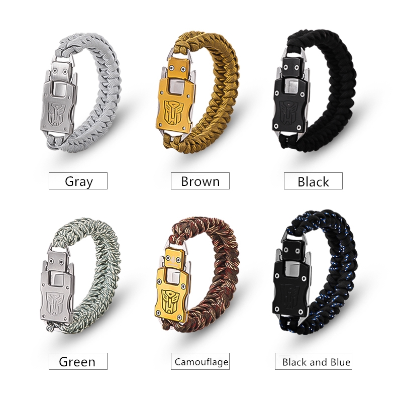 Outdoor Survival Paracord Bracelet Knife