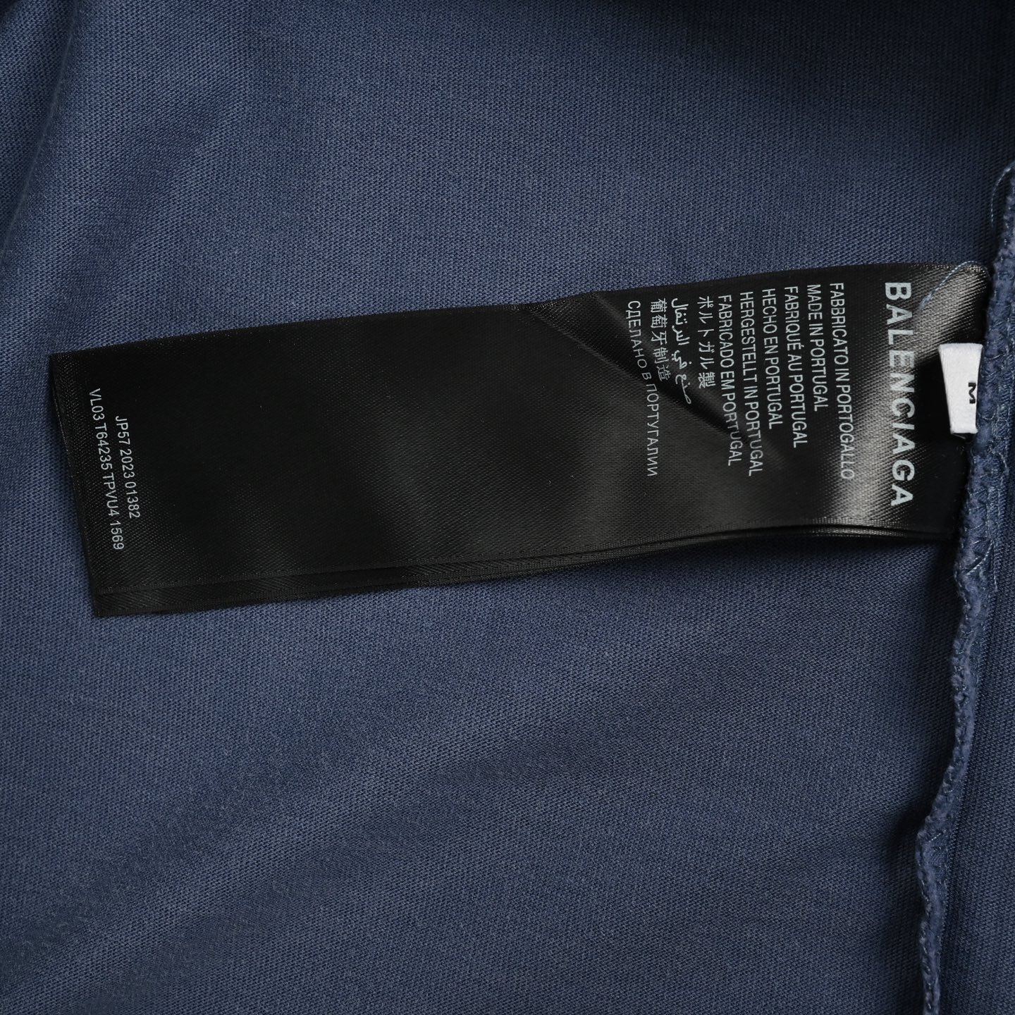 Balenciaga 25ss sun-faded cola print short-sleeve