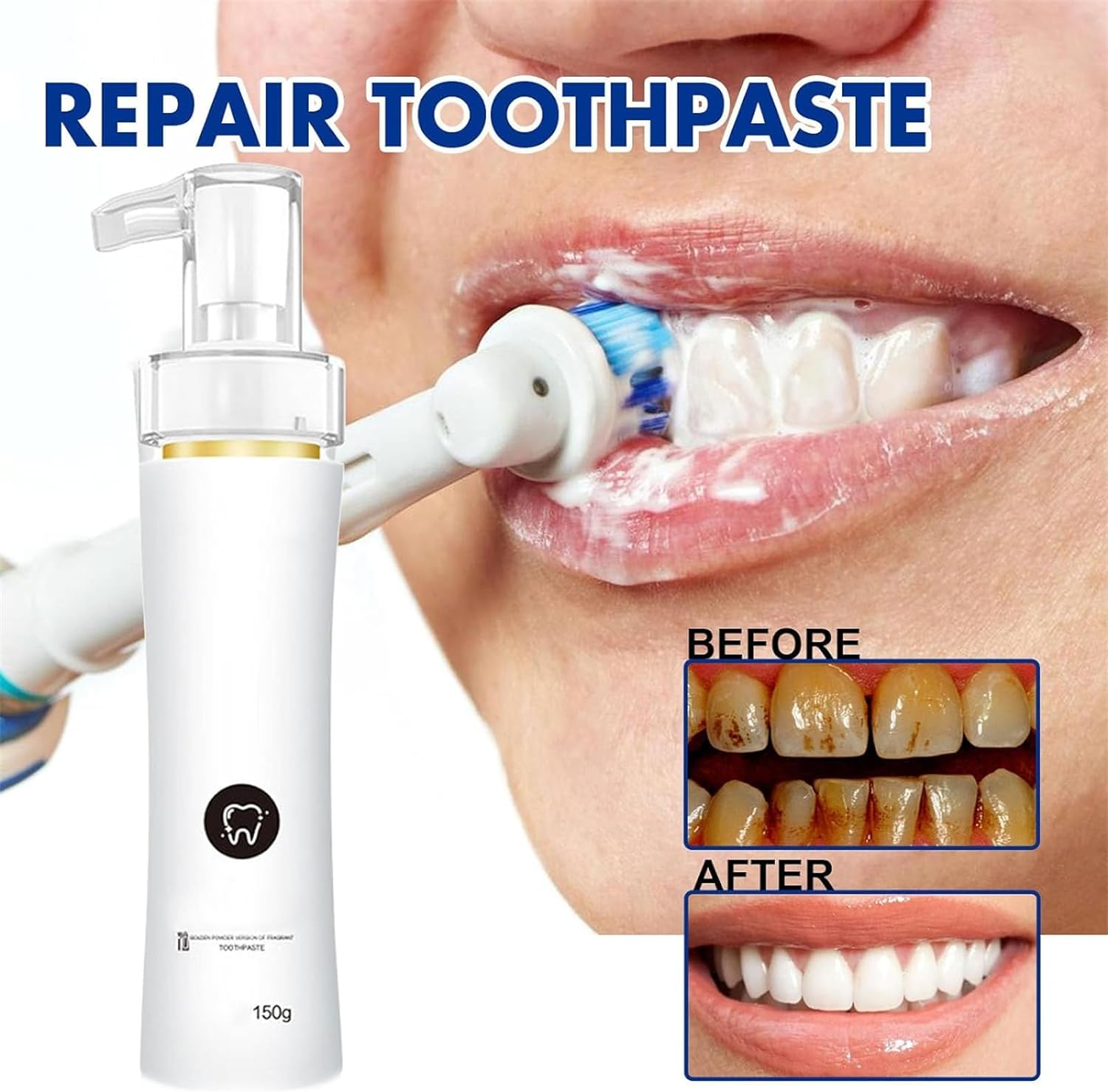 🔥Mother's Day discount 49%🔥 Fluoride-free gum protection, anti-caries repair, rapid whitening toothpaste