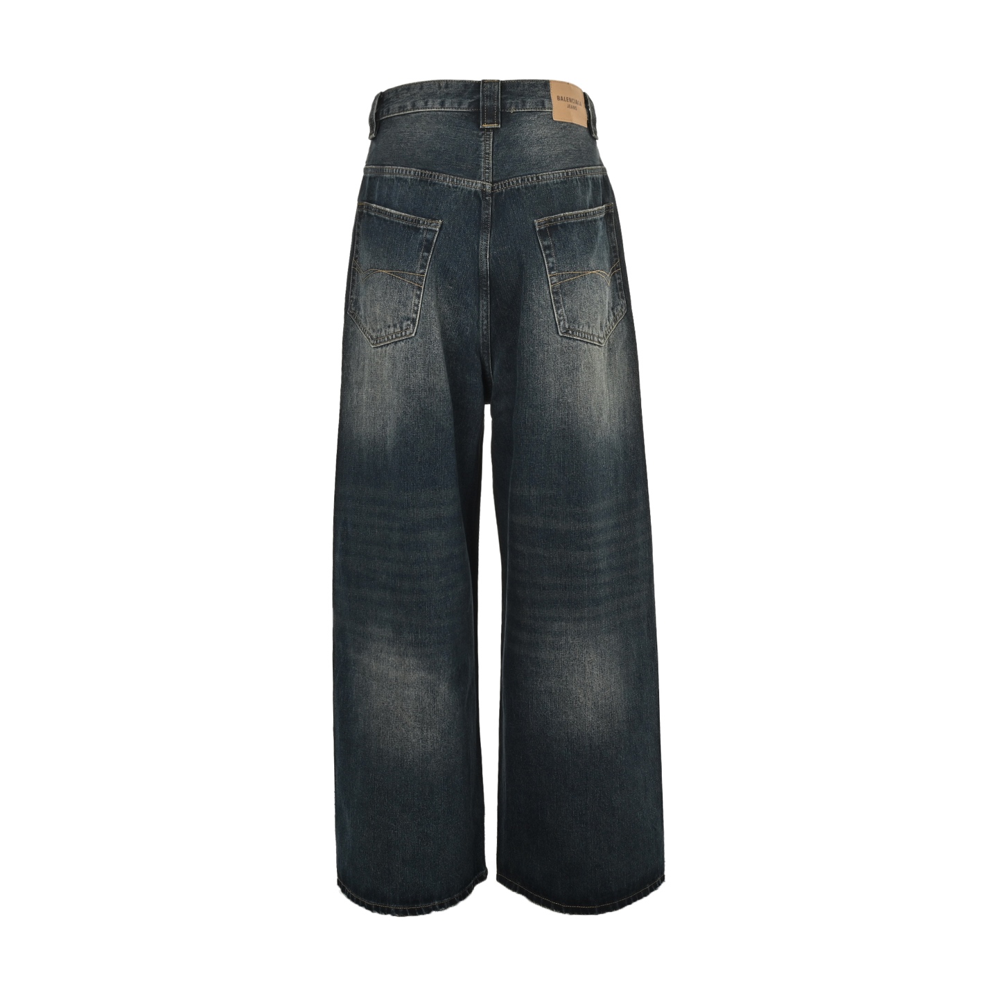Balenciaga 25Fw side lettering embroidered jeans