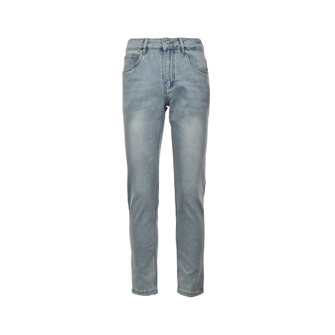 Louis Vuitton Inverted letter print jeans