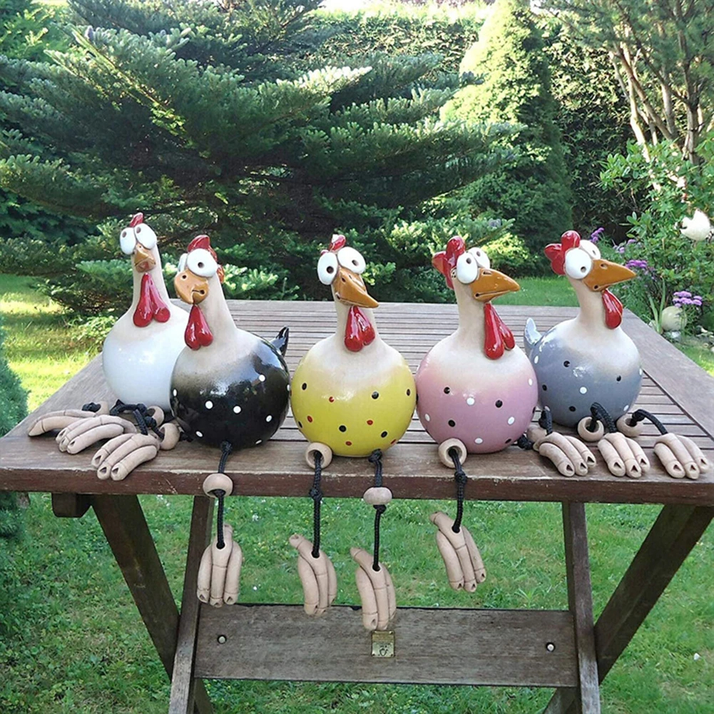 🔥Last Day 50% OFF🔥Funny Chickens Statues-Chicken Fence Decoration📦BUY 2 GET FREE SHIPPING NOW