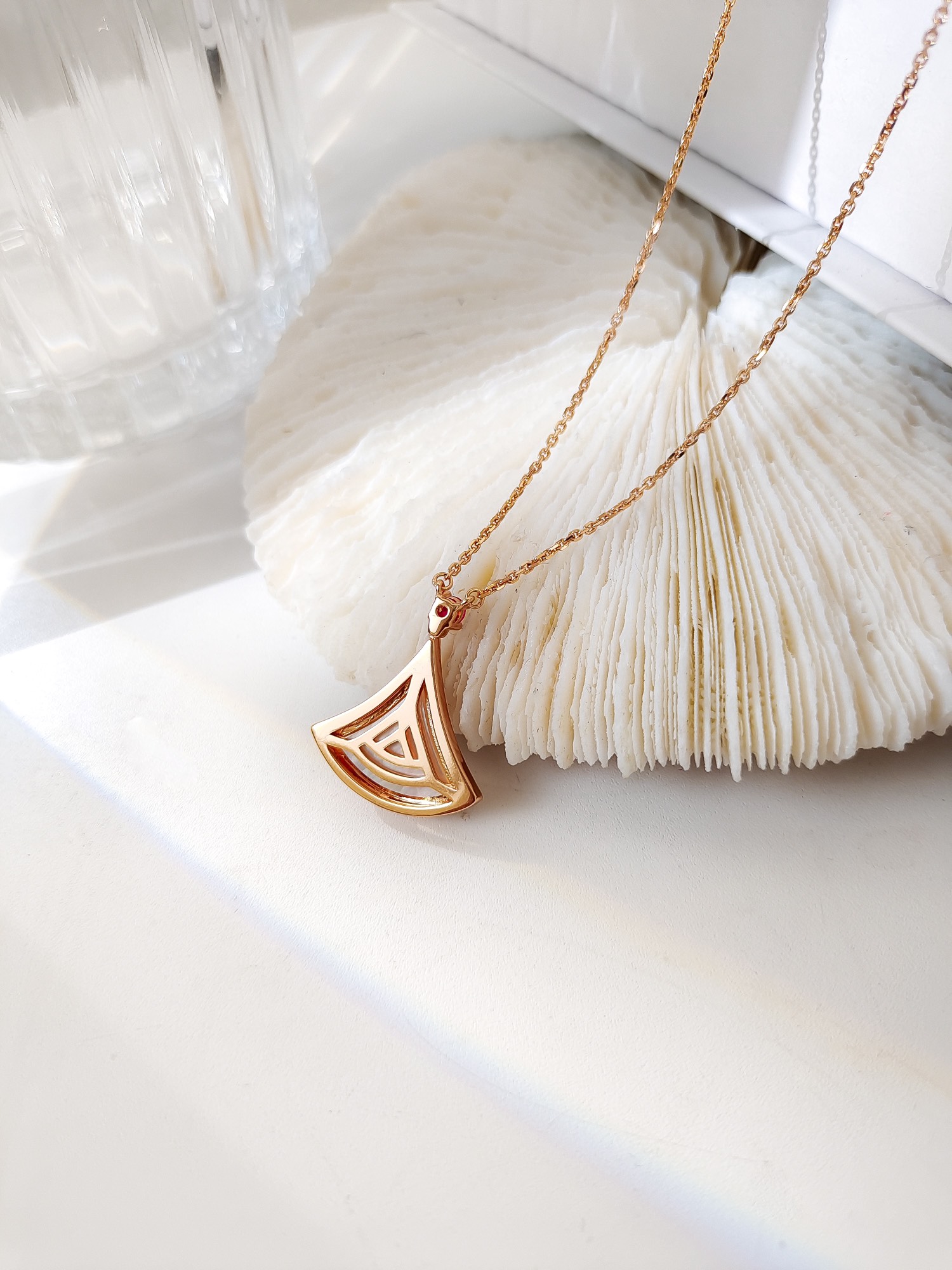 Bulgari Special Edition Gradient Pink Diamond Necklace