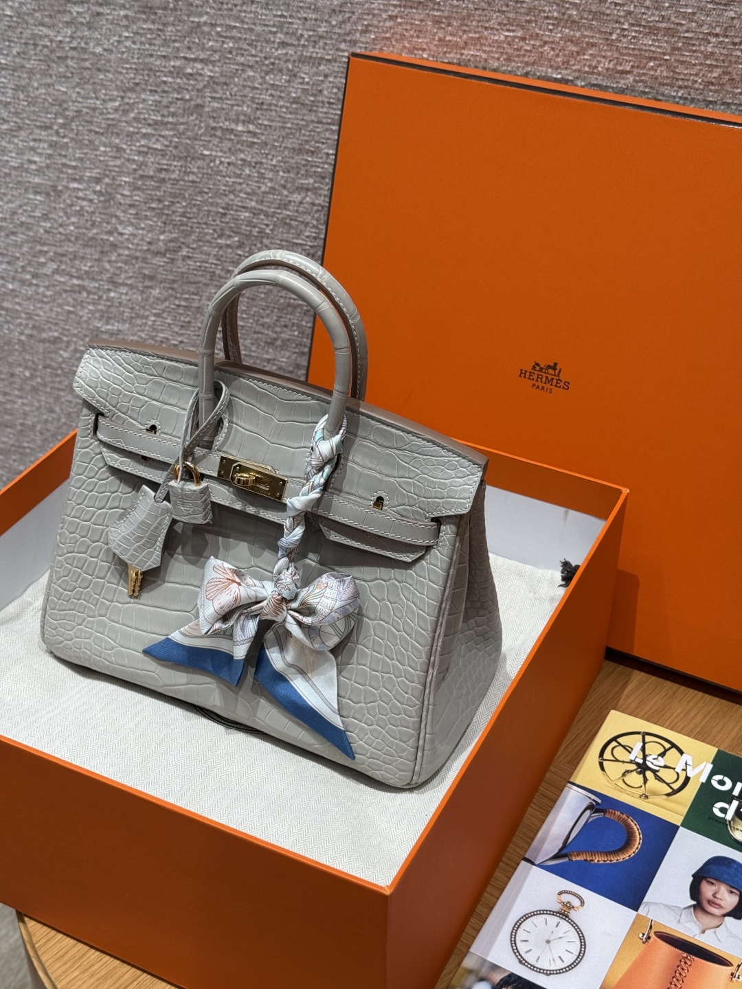 Hermes Birkin 8LBeton (Handmade to order)
