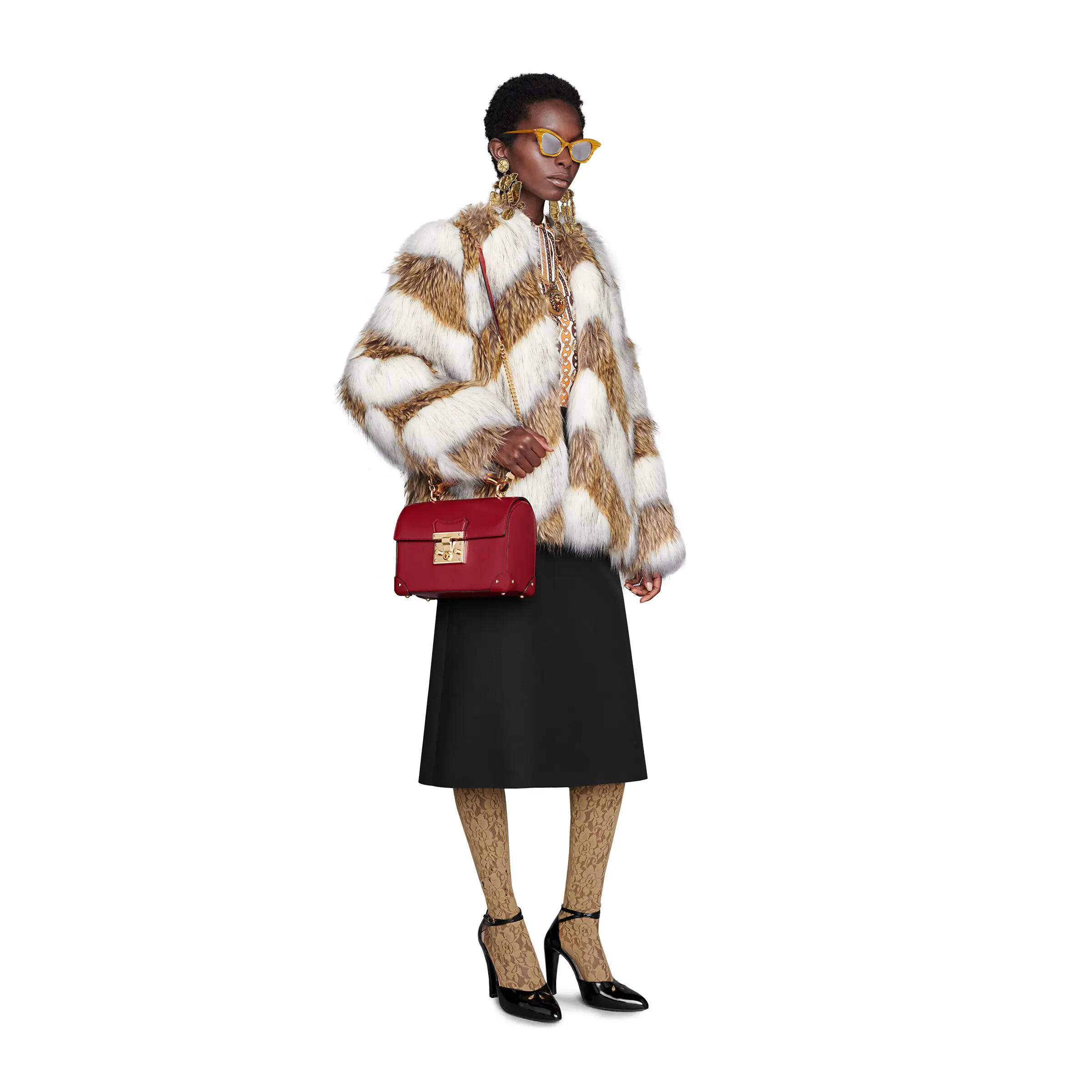 Gucci Padlock Small Bamboo Shoulder Bag