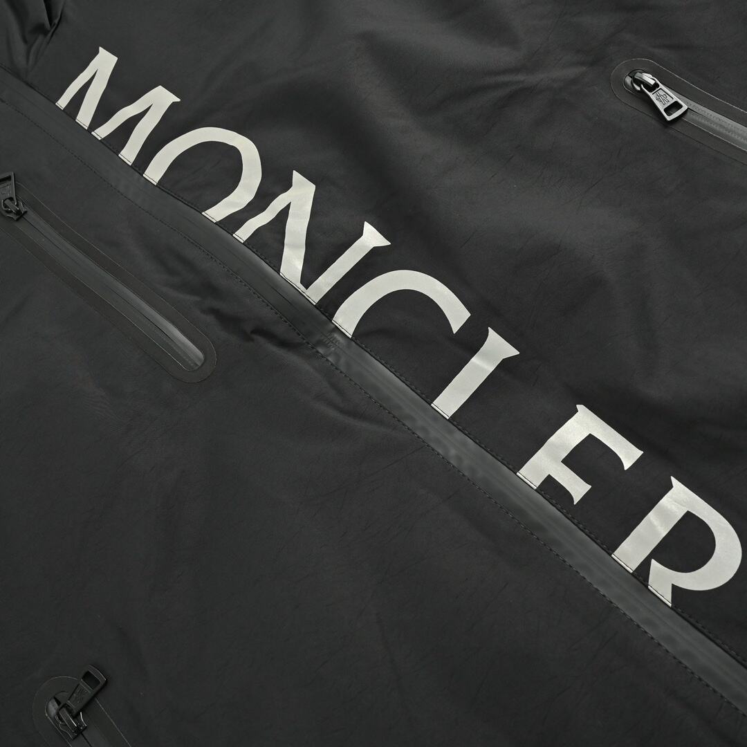 Moncler 24Fw reflective lettering down jacket