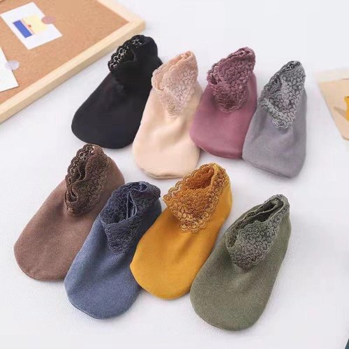 (💥49% OFF--Last Day Sale)--New Fashion Lace Warmer Socks(One size fit all)--BUY 2 SETS(set of 4 pairs) GET 10% OFF & FREE SHIPPING