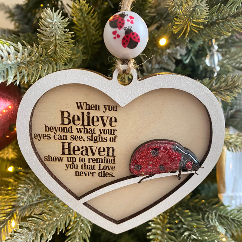 From Heaven Ladybug Ornament
