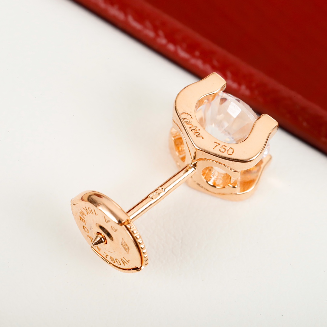 Cartier Horn Diamond Earrings