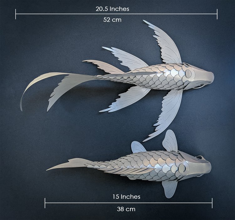 👍Last Day Promotion 60% OFF💥2024 New Paper Koi Lantern With RGB Led