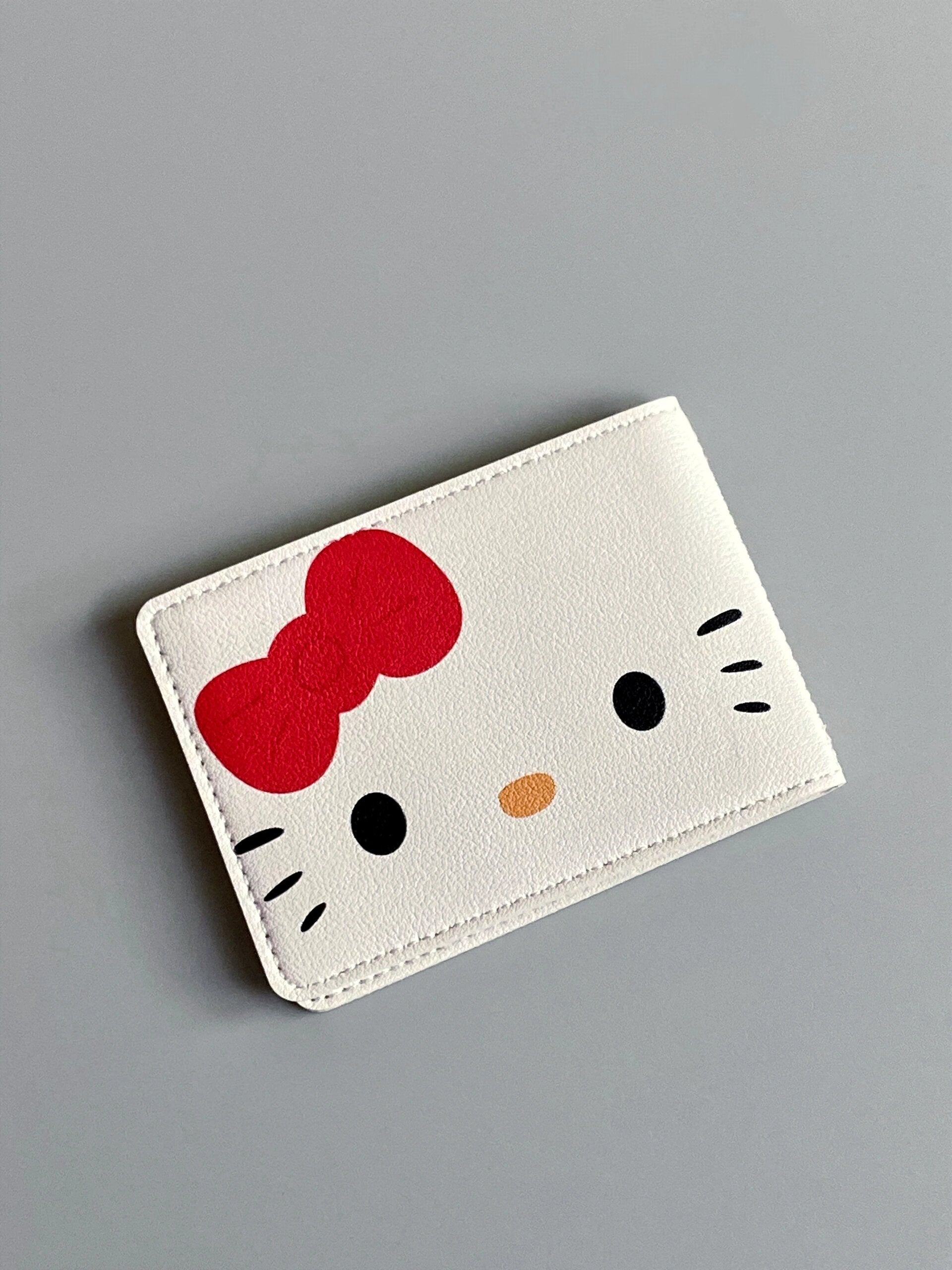 Hellokitty Business Card Organizer Card Holder Book Case PU Leather Organization Binder Name ID Card Holder Women