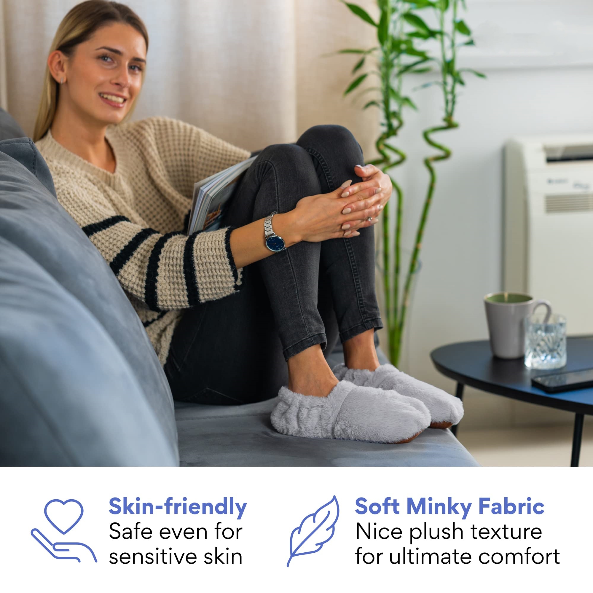 Microwavable Slippers for Women and Men