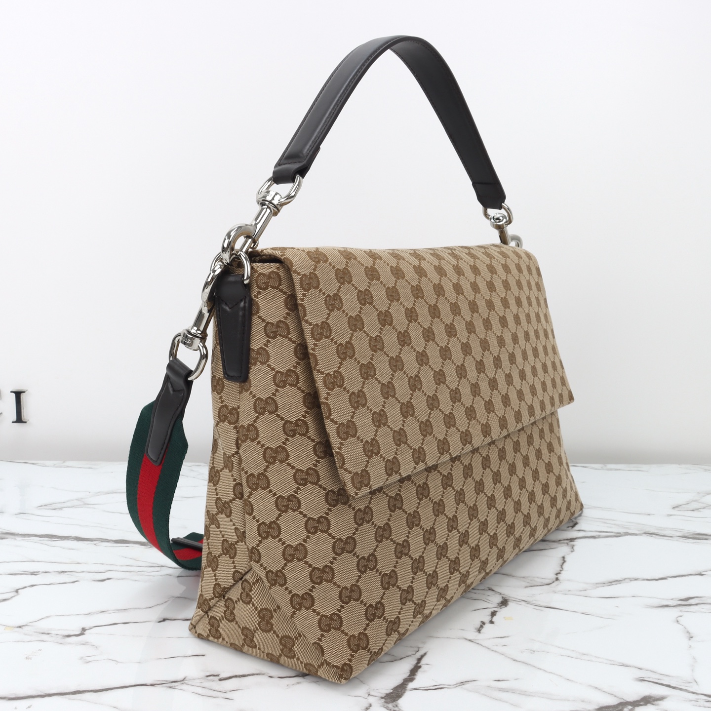 Gucci GG canvas large crossbody bag 821616 FAEHA 9794
