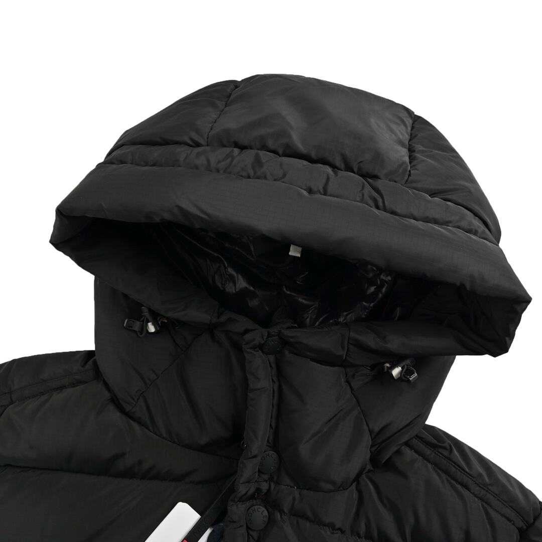 Moncler colorful letter chest hooded ski series down jacket