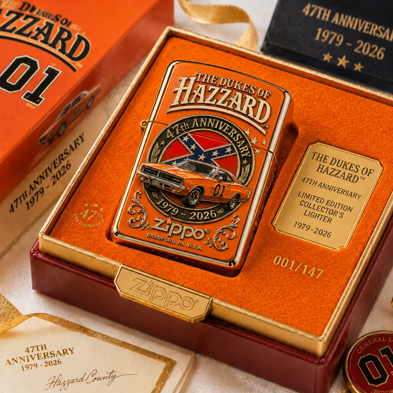 The Dukes of Hazzard 47th Anniversary Zippo