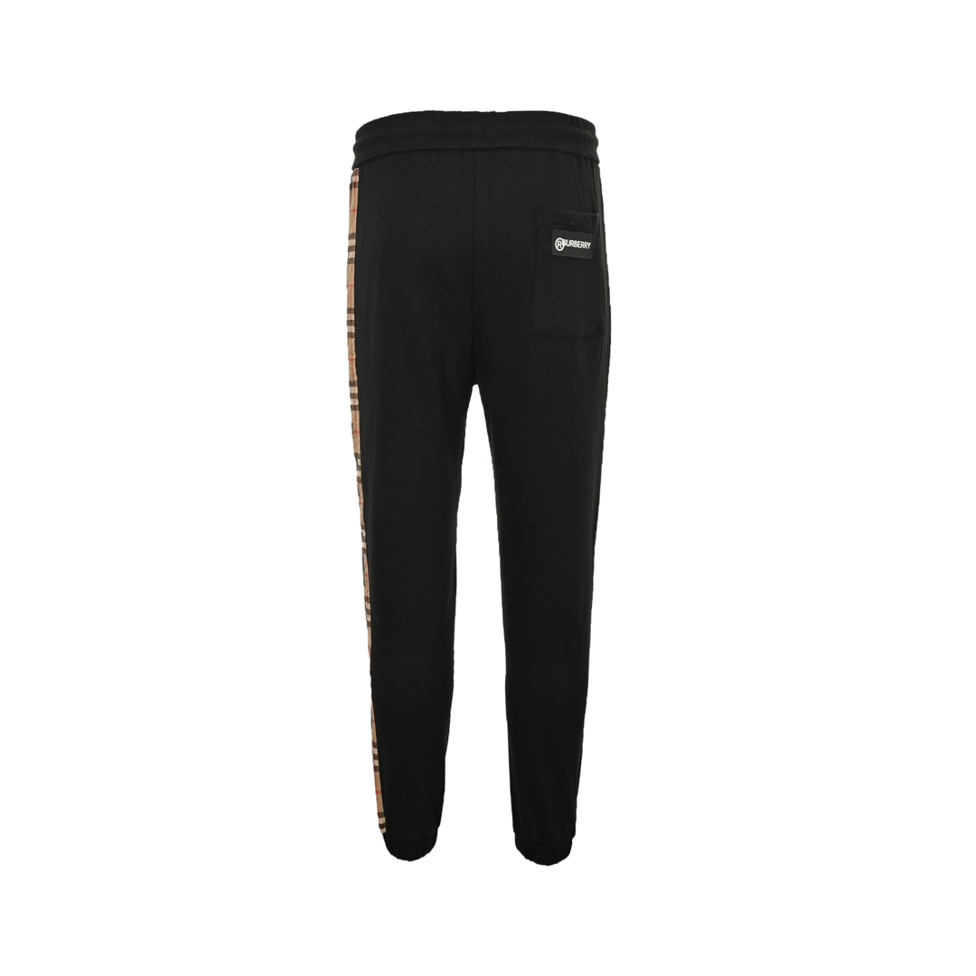 Burberry side-embossed logo check trousers