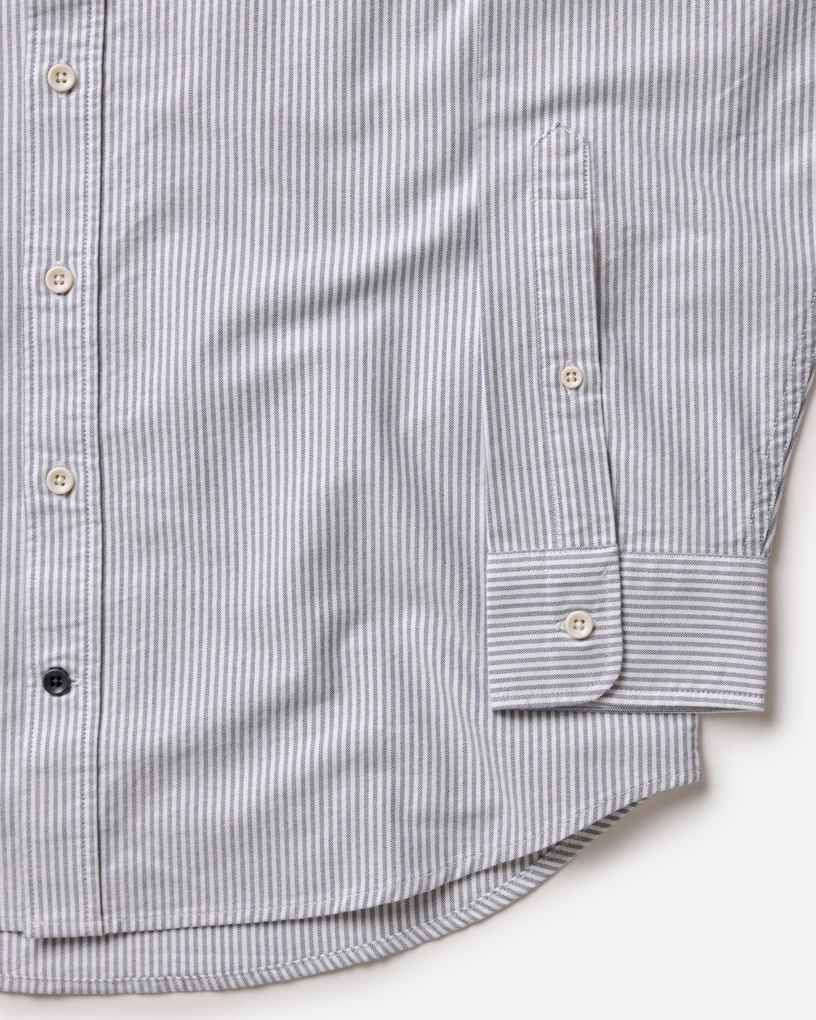 The Jack in Navy University Stripe Everyday Oxford