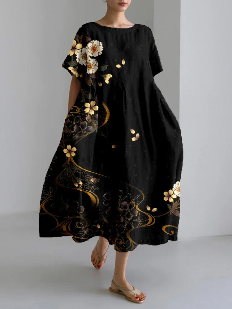 Women's Stand-Alone Short-Sleeve Dress