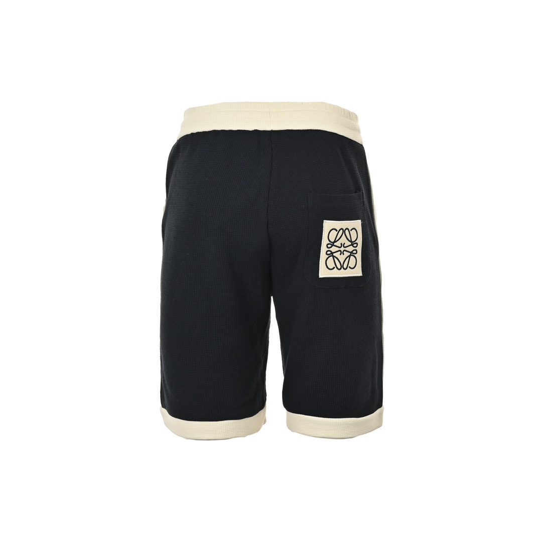 Loewe Colorblock Embroidered Waffle Shorts