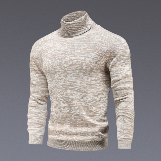 Casual Slim-Fit Turtleneck