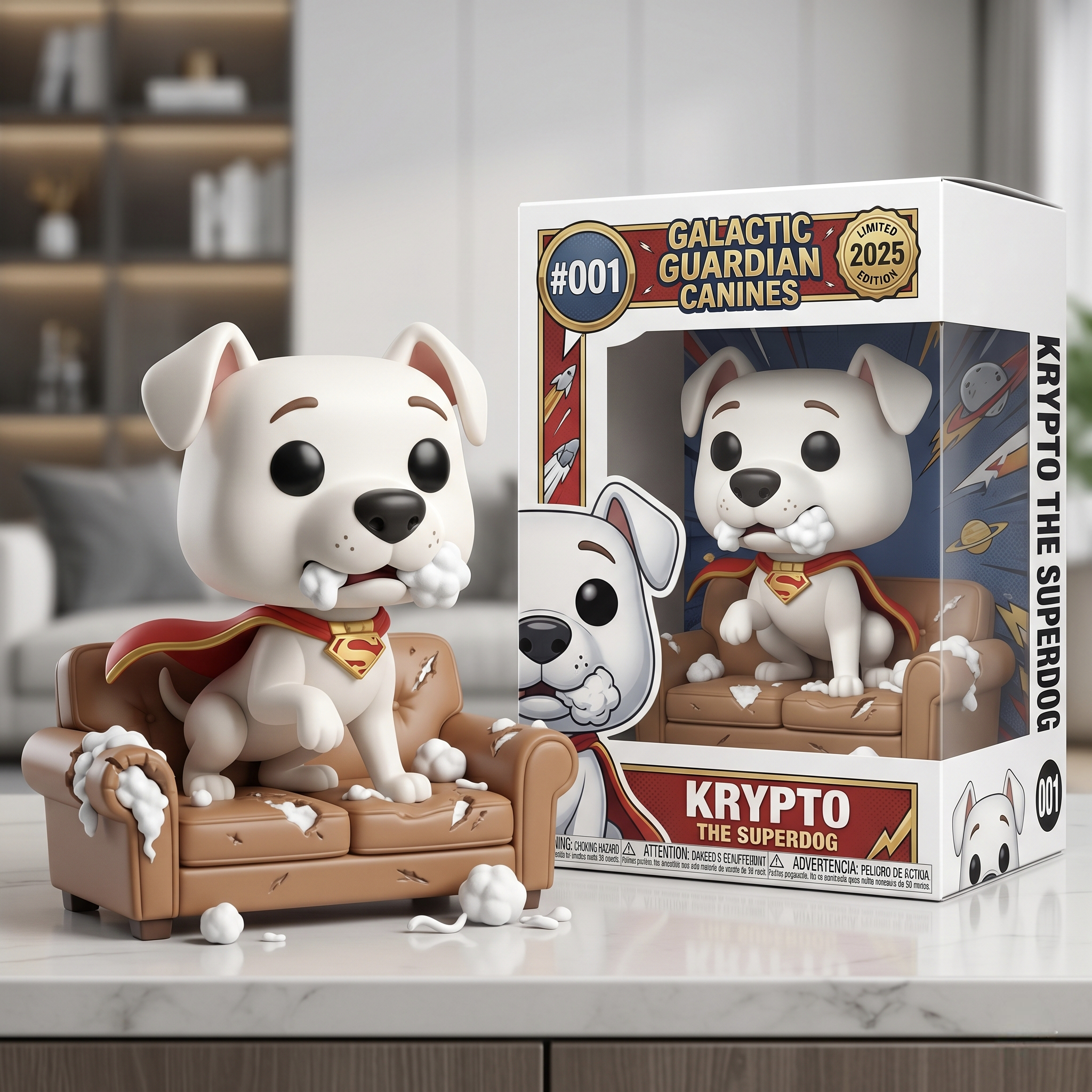 🦸‍♂️ Krypto the Superdog: Chewing Couch Exclusive – Galactic Guardian 🛋️
