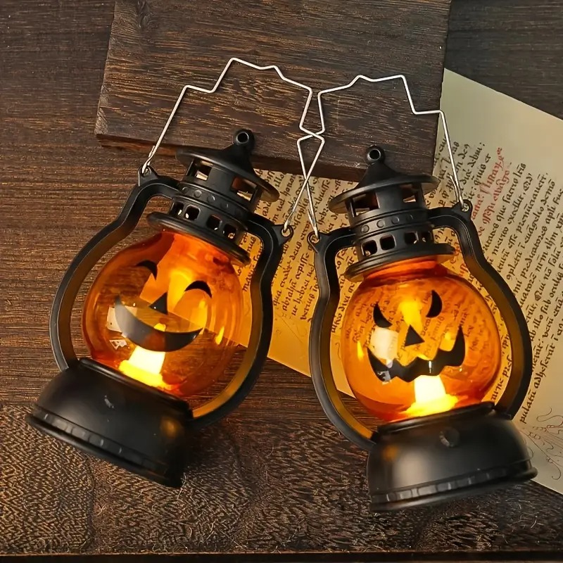 🔥On Sale🔥3PCS Halloween Pumpkin Lantern Portable