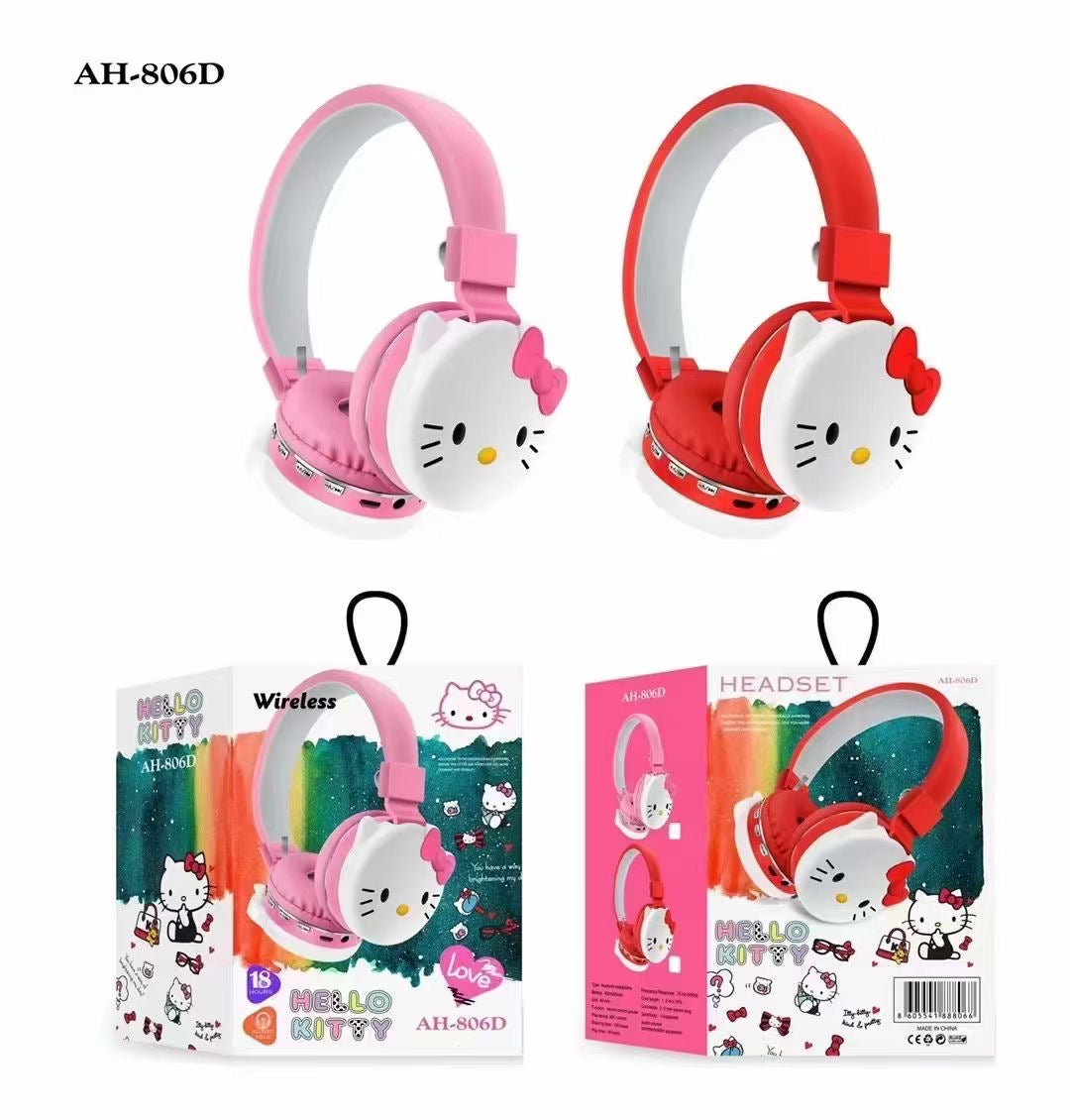 Sanrio Bluetooth Headphones Over Ear Retractable Headphones
