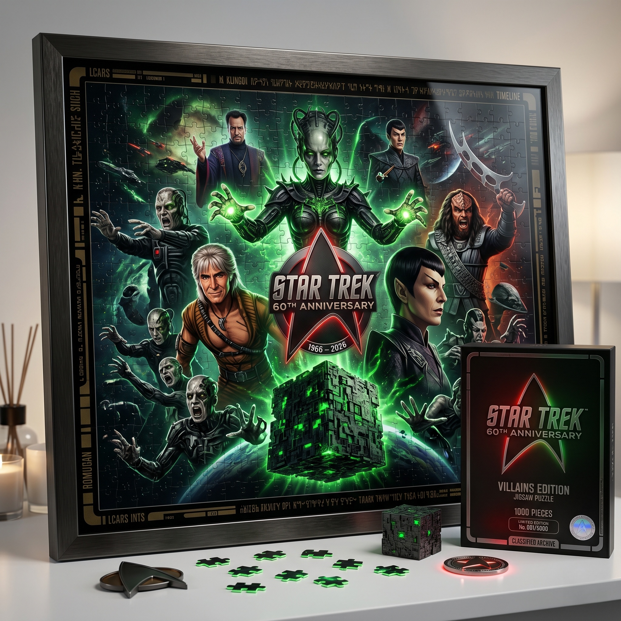 Star Trek 60th Anniversary “Light & Darkness” Collector Puzzle Set