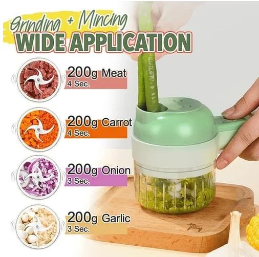 4 in 1 Electric Vegetable Cutter