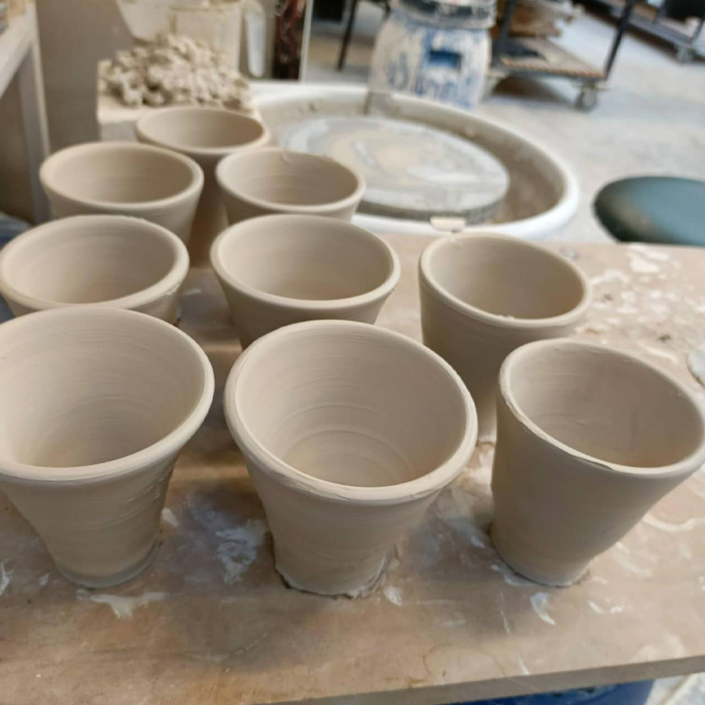 Handmade Ceramic Mushroom Espresso Cup