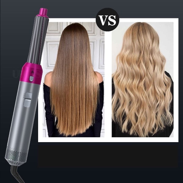 Hairdryer 5in1 Hair Styler Ceramic Curl Wave
