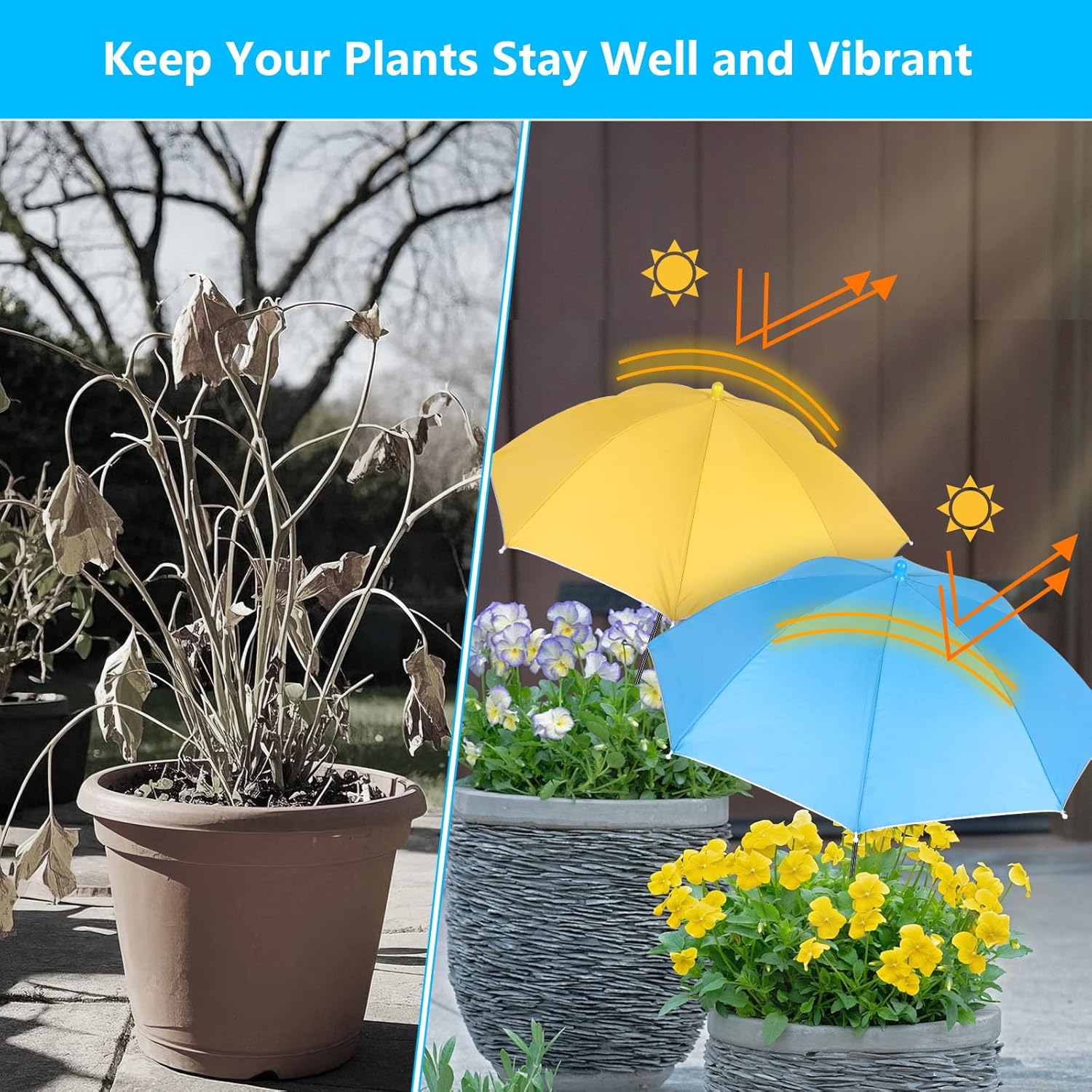 🔥ON SALE 59% OFF🔥Plant Umbrellas for Outdoor Plants