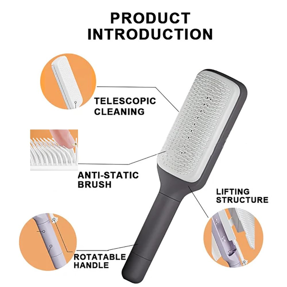 On Sale🔥Self-Cleaning Anti-Static Massage Comb
