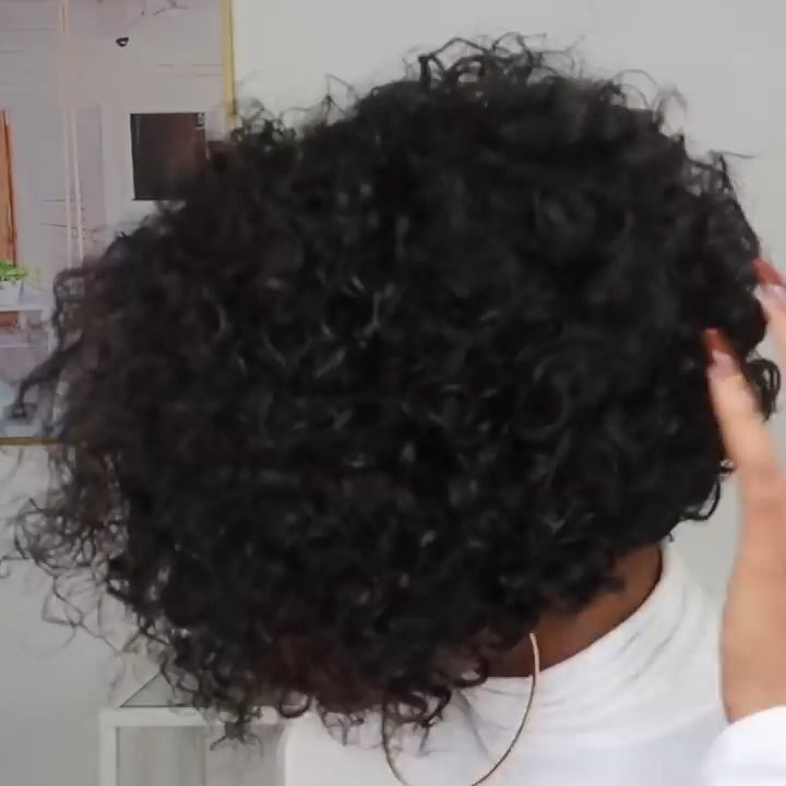 New A Perfect Short Curly Bob Wig