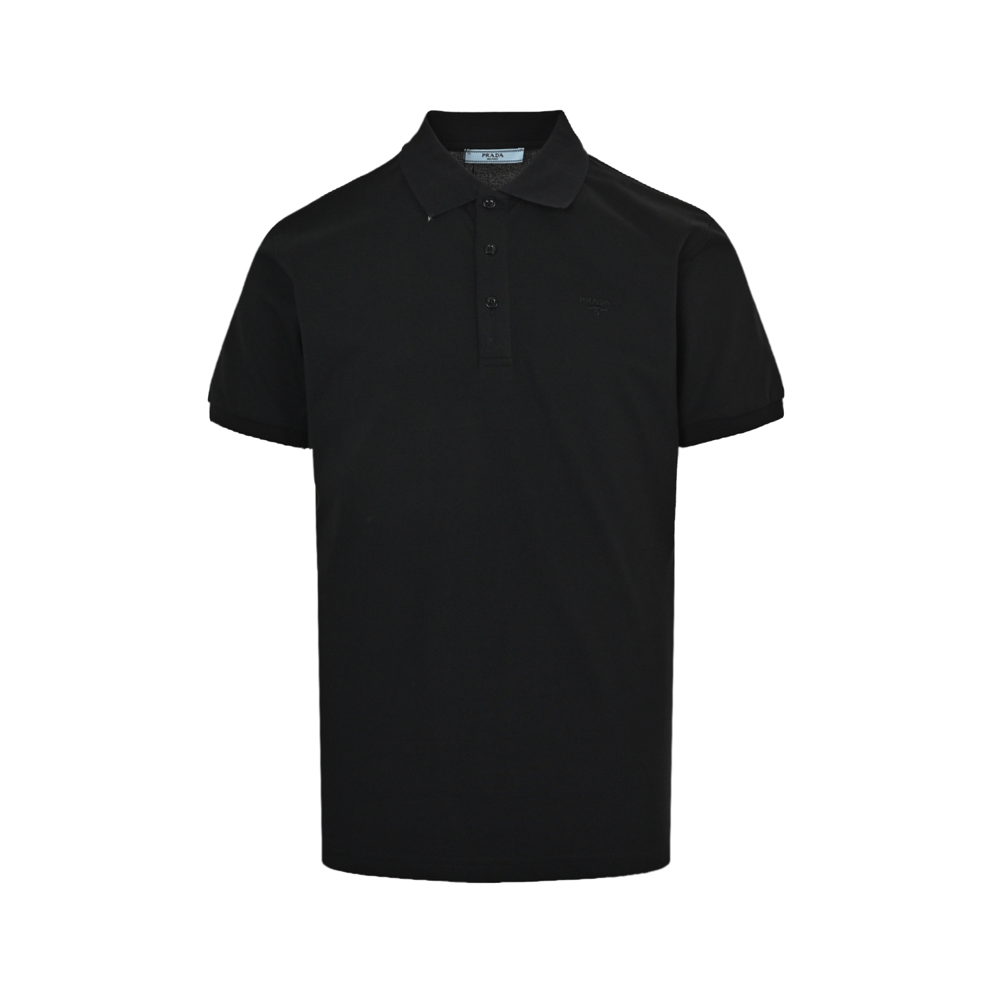 Prada 25ss obscure embroidered small logo Polo short sleeve