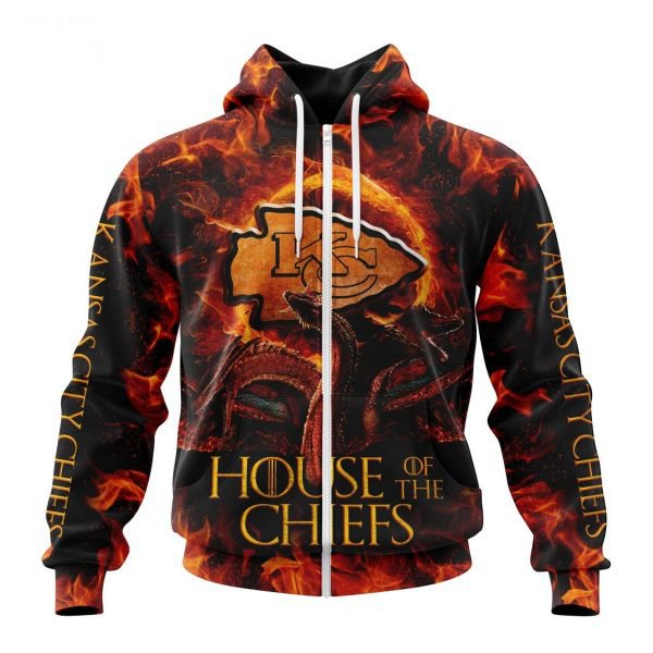 KANSAS CITY CHIEFS GAME OF THRONES – HOUSE OF THE CHIEFS 3D HOODIE