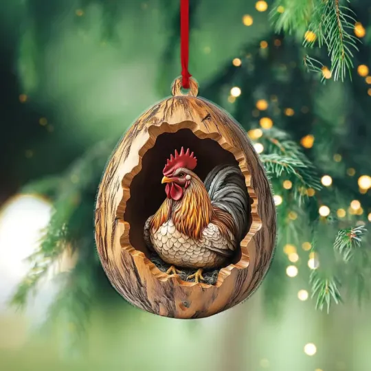 Fun Farm Christmas Ornament
