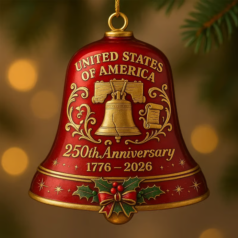 🔔United States 250th Anniversary Bell Ornament